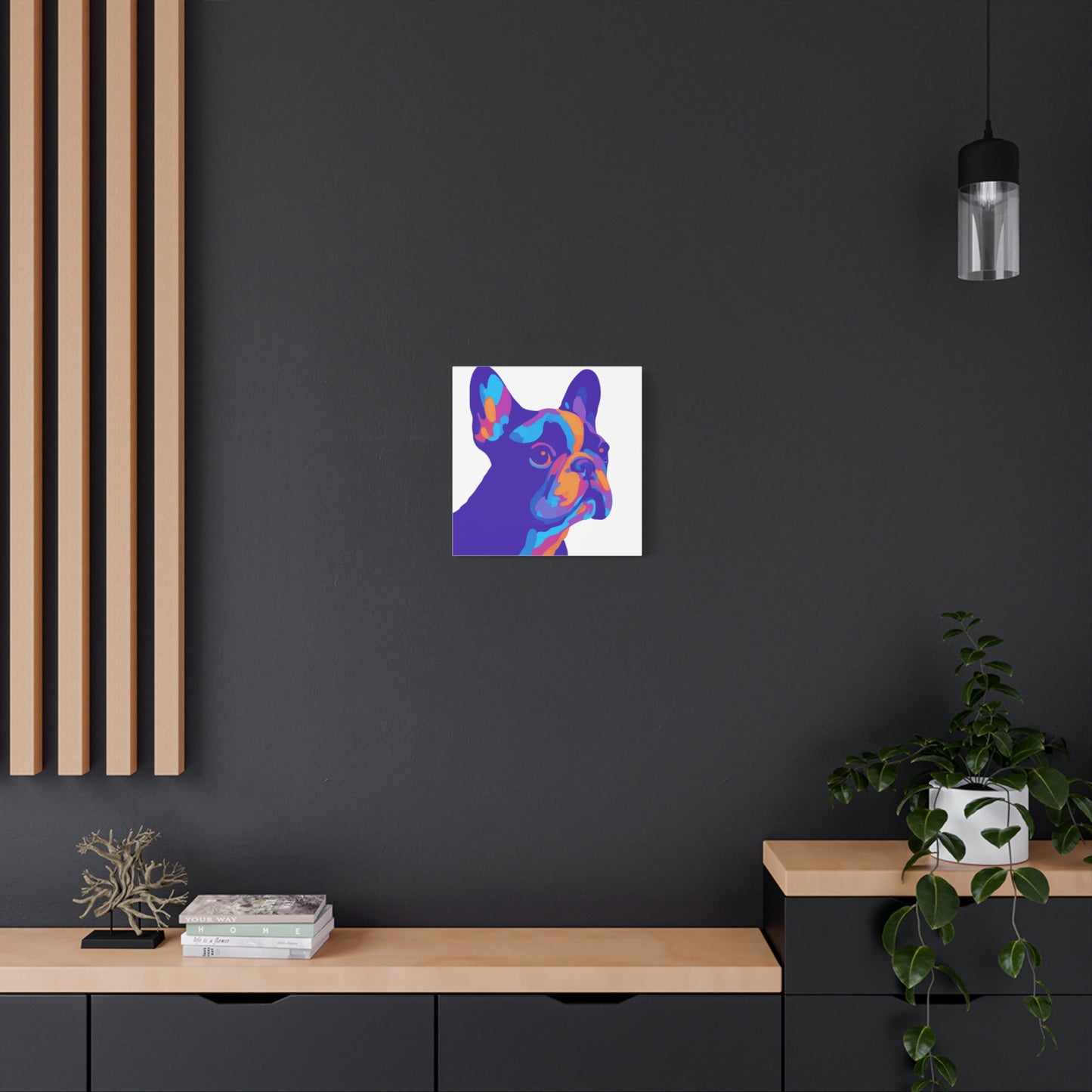 Artistic French Bulldog Canvas