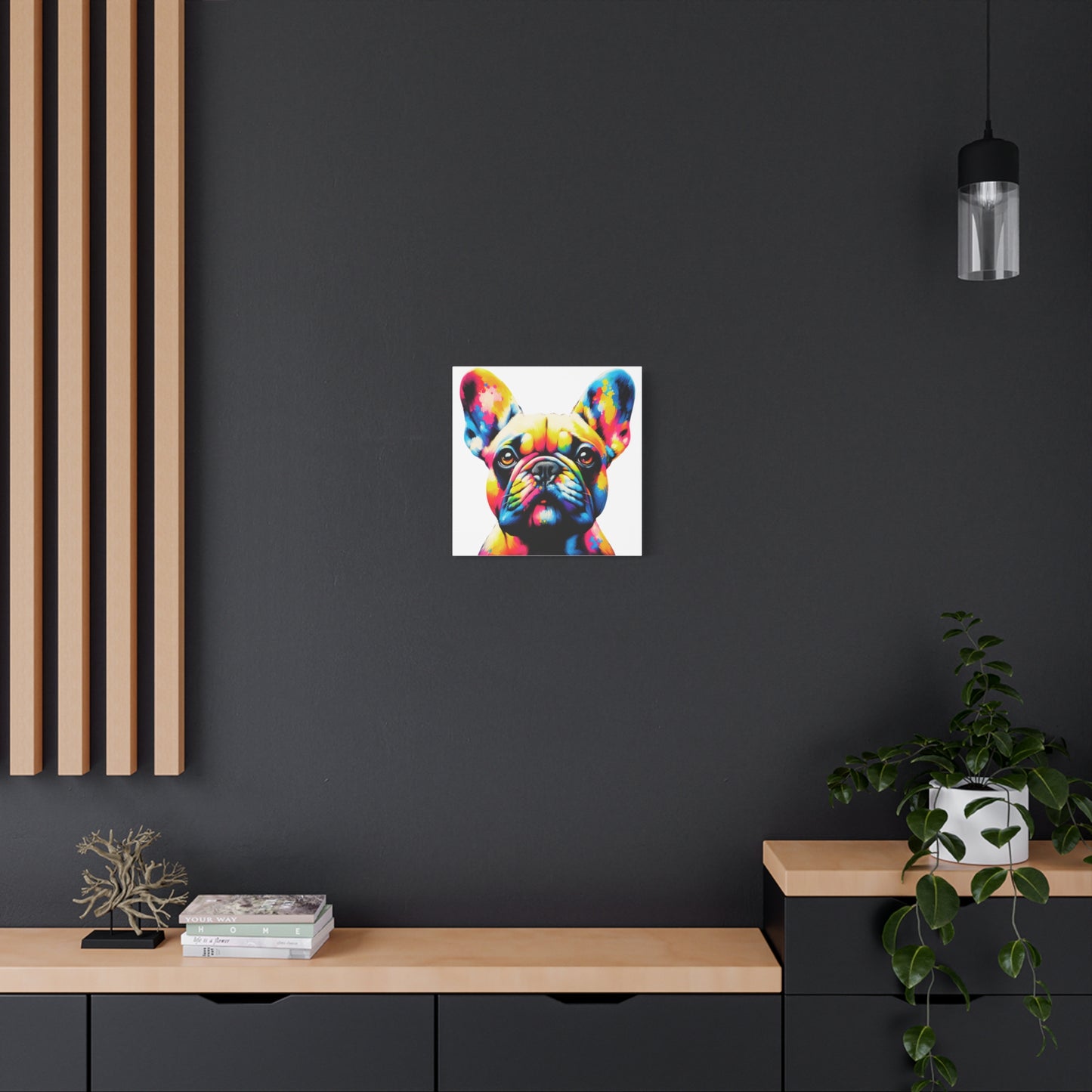 Artistic French Bulldog Canvas
