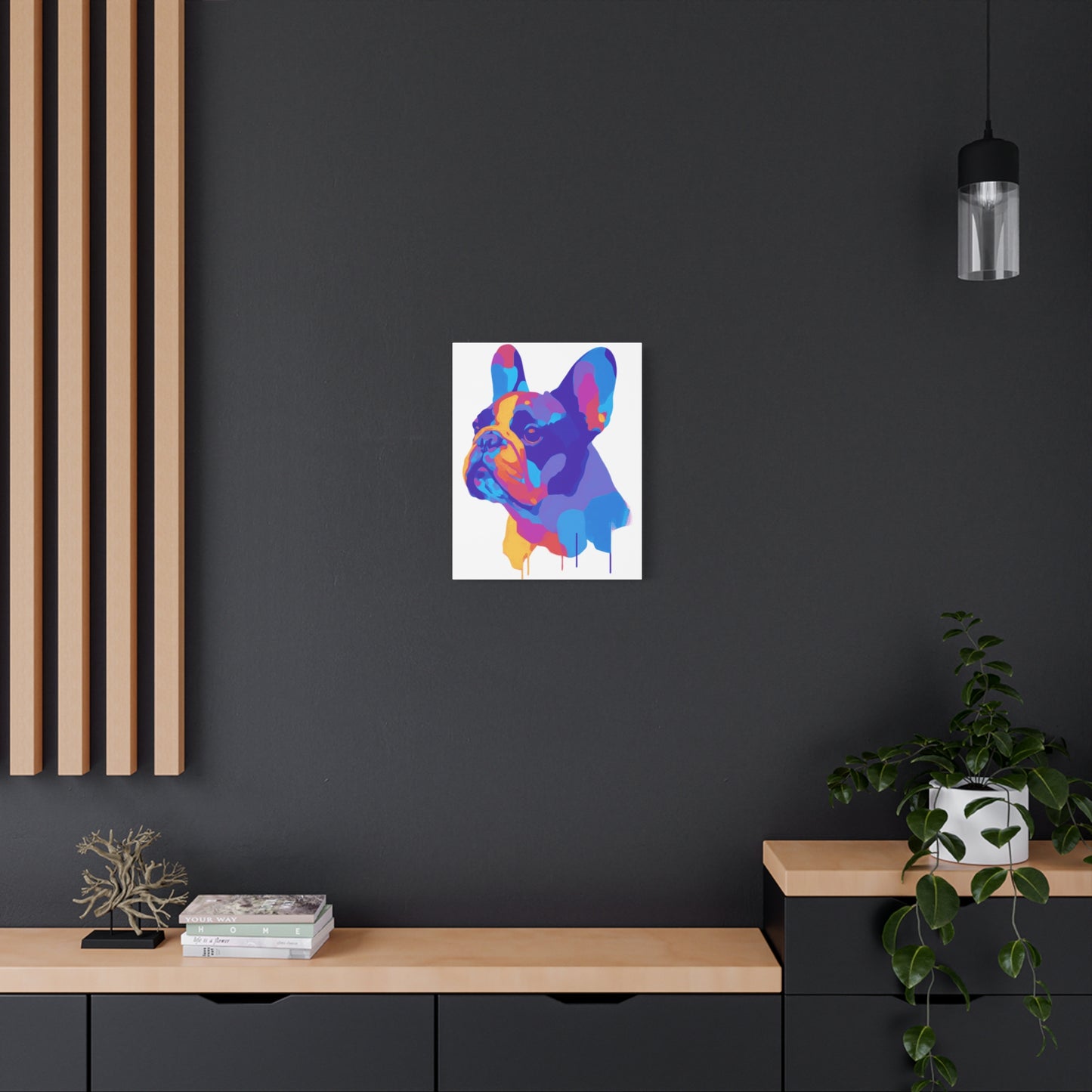 Artistic French Bulldog Canvas