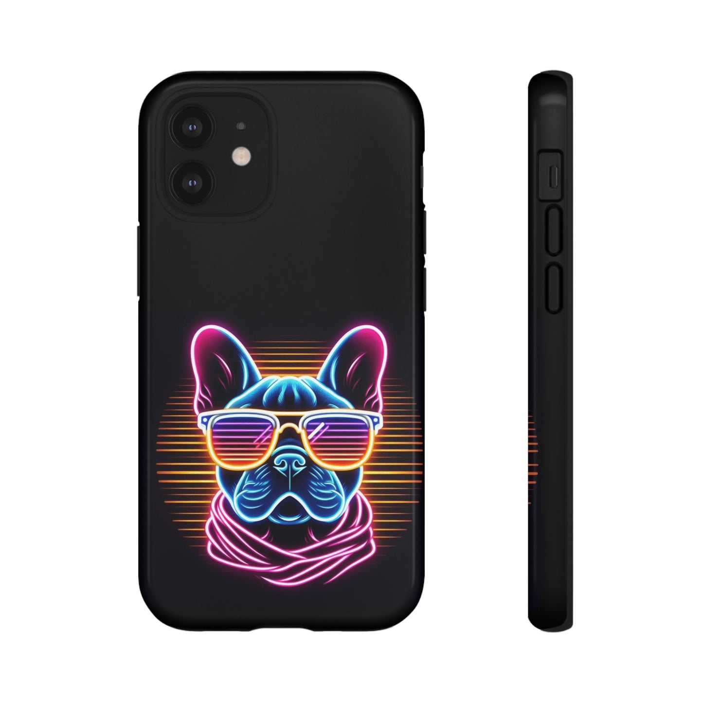 Neon French Bulldog Phone Case