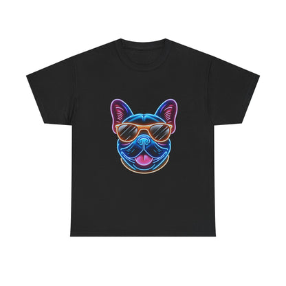 Mens neon French Bulldog T-shirt