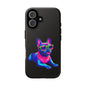 Neon French Bulldog phone case