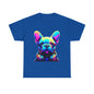 Mens neon French Bulldog T-shirt