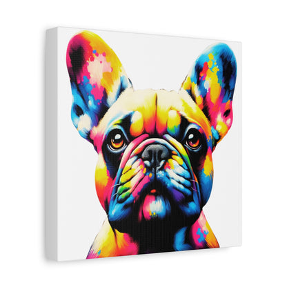 Artistic French Bulldog Canvas