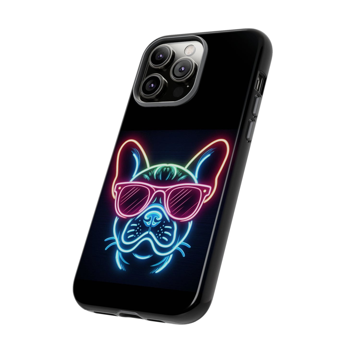 Neon French Bulldog Phone Case