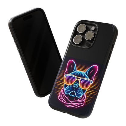 Neon French Bulldog Phone Case