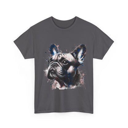 Mens colourful French Bulldog artistic T-shirt