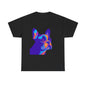 Womens Colourful French Bulldog artistic T-shirt