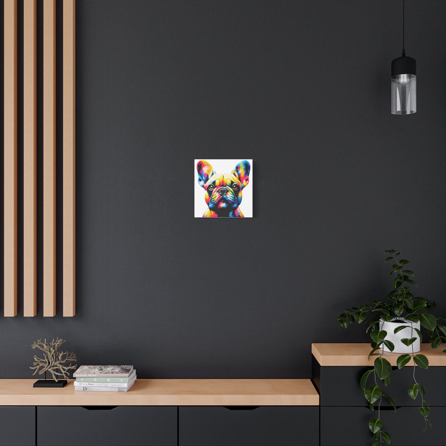 Artistic French Bulldog Canvas