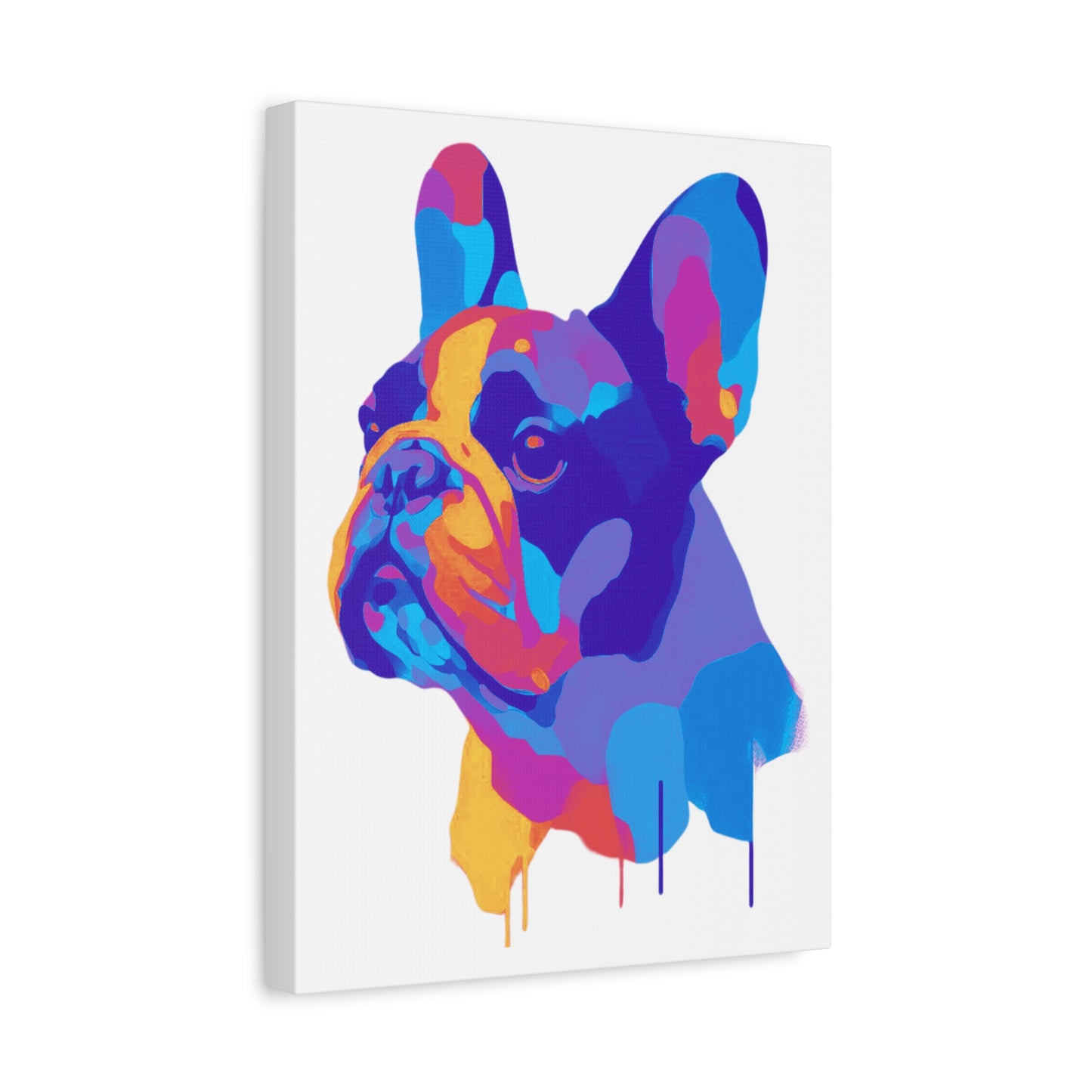 Artistic French Bulldog Canvas