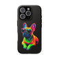 Neon French Bulldog phone case