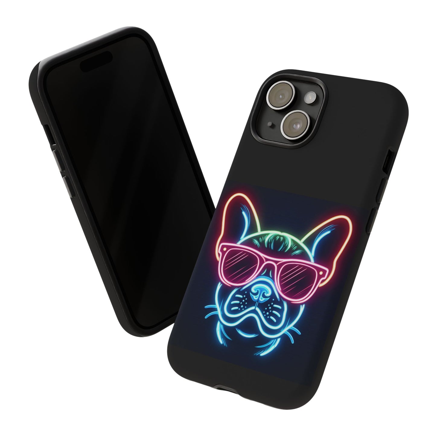 Neon French Bulldog Phone Case