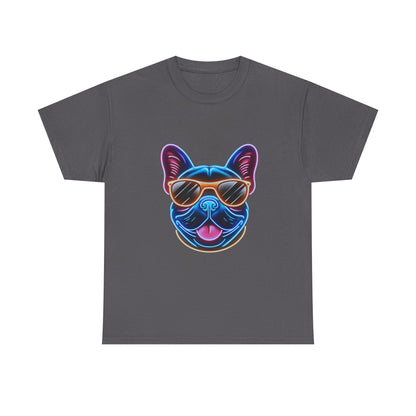 Mens neon French Bulldog T-shirt