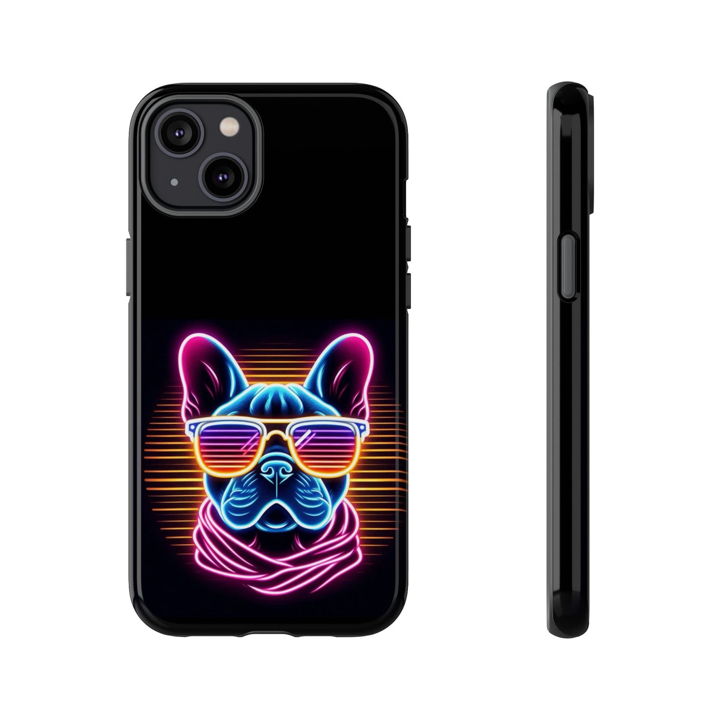 Neon French Bulldog Phone Case