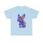 Mens Colourful French Bulldog artistic T-shirt