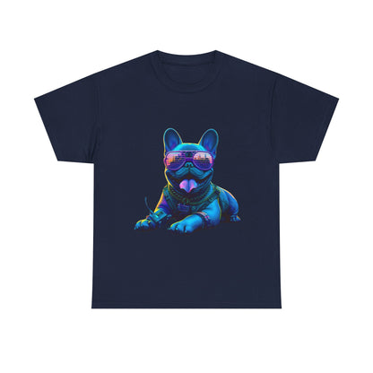 Mens neon French Bulldog T-shirt