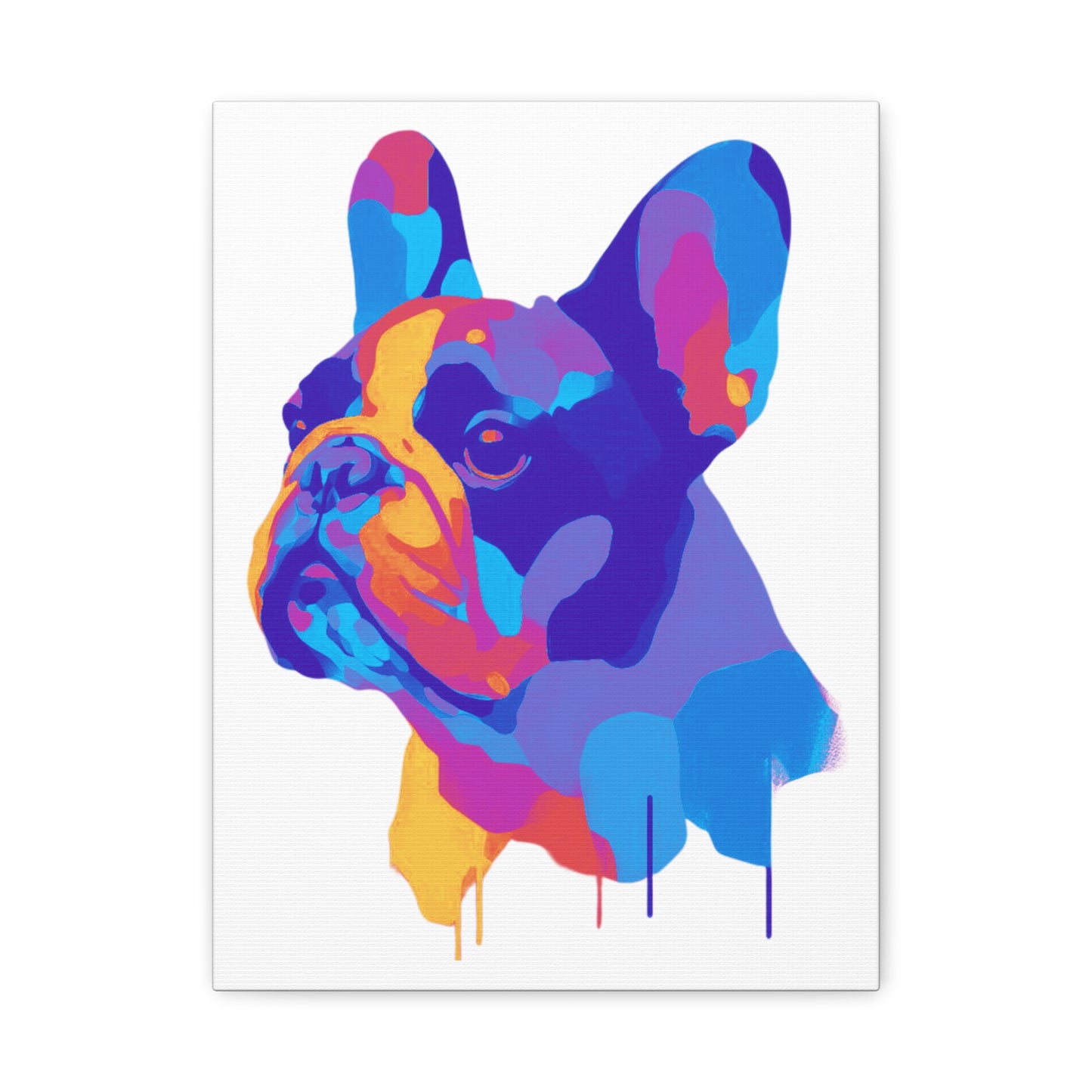 Artistic French Bulldog Canvas
