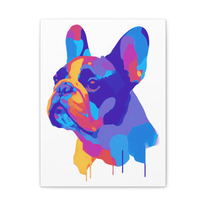 Artistic French Bulldog Canvas