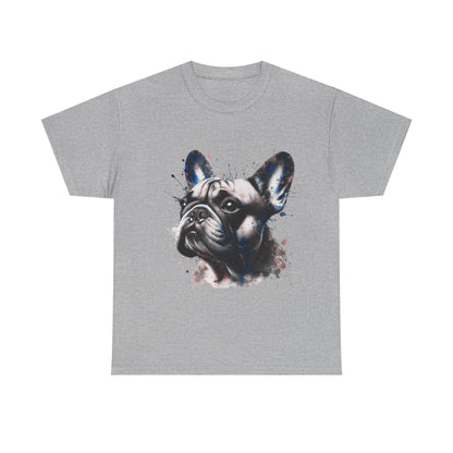 Mens colourful French Bulldog artistic T-shirt