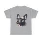 Mens colourful French Bulldog artistic T-shirt