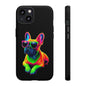 Neon French Bulldog phone case