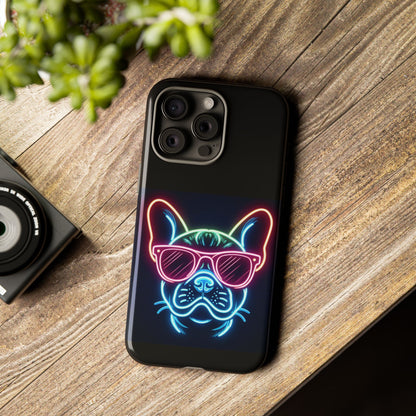 Neon French Bulldog Phone Case