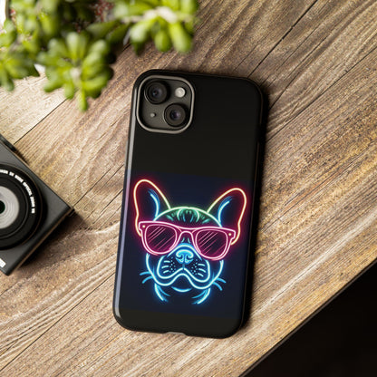 Neon French Bulldog Phone Case