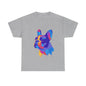Mens Colourful French Bulldog artistic T-shirt