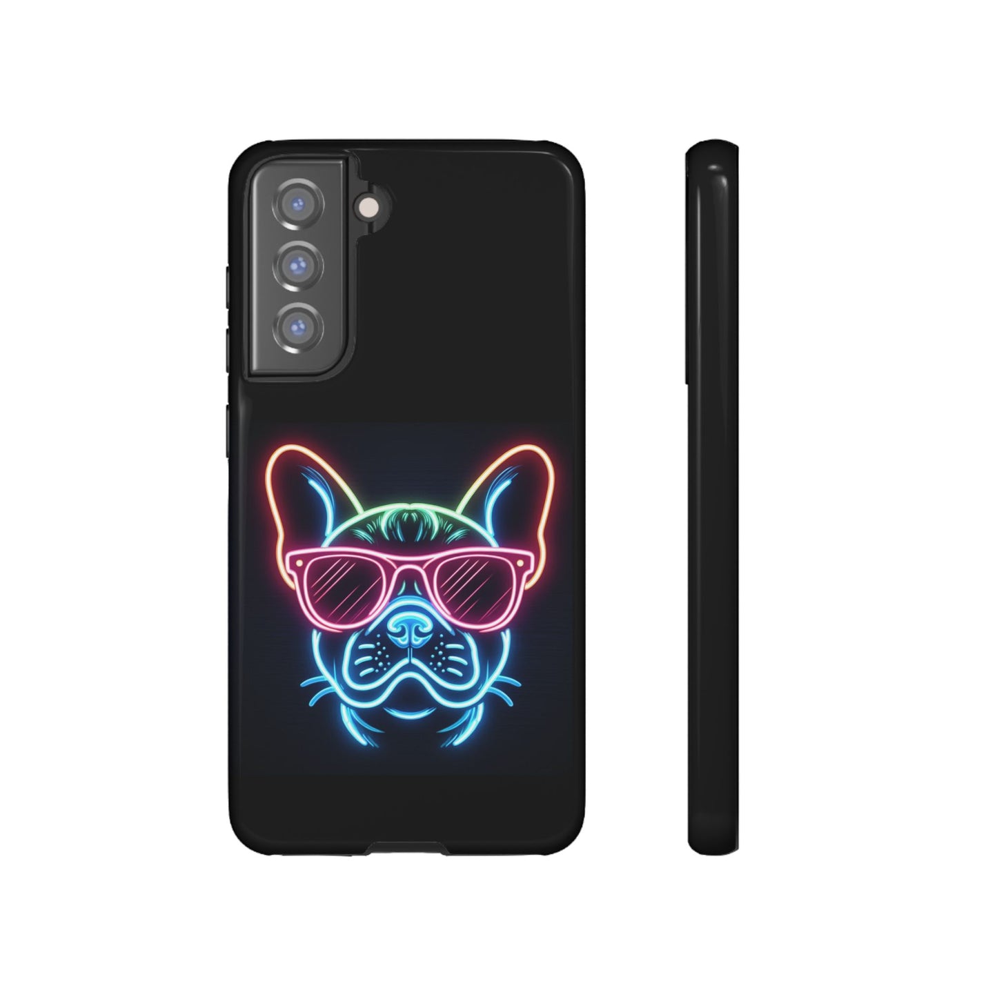Neon French Bulldog Phone Case