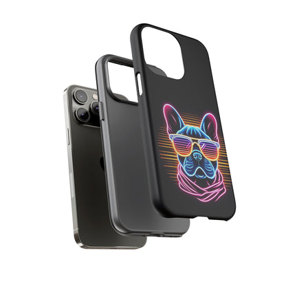 Neon French Bulldog Phone Case