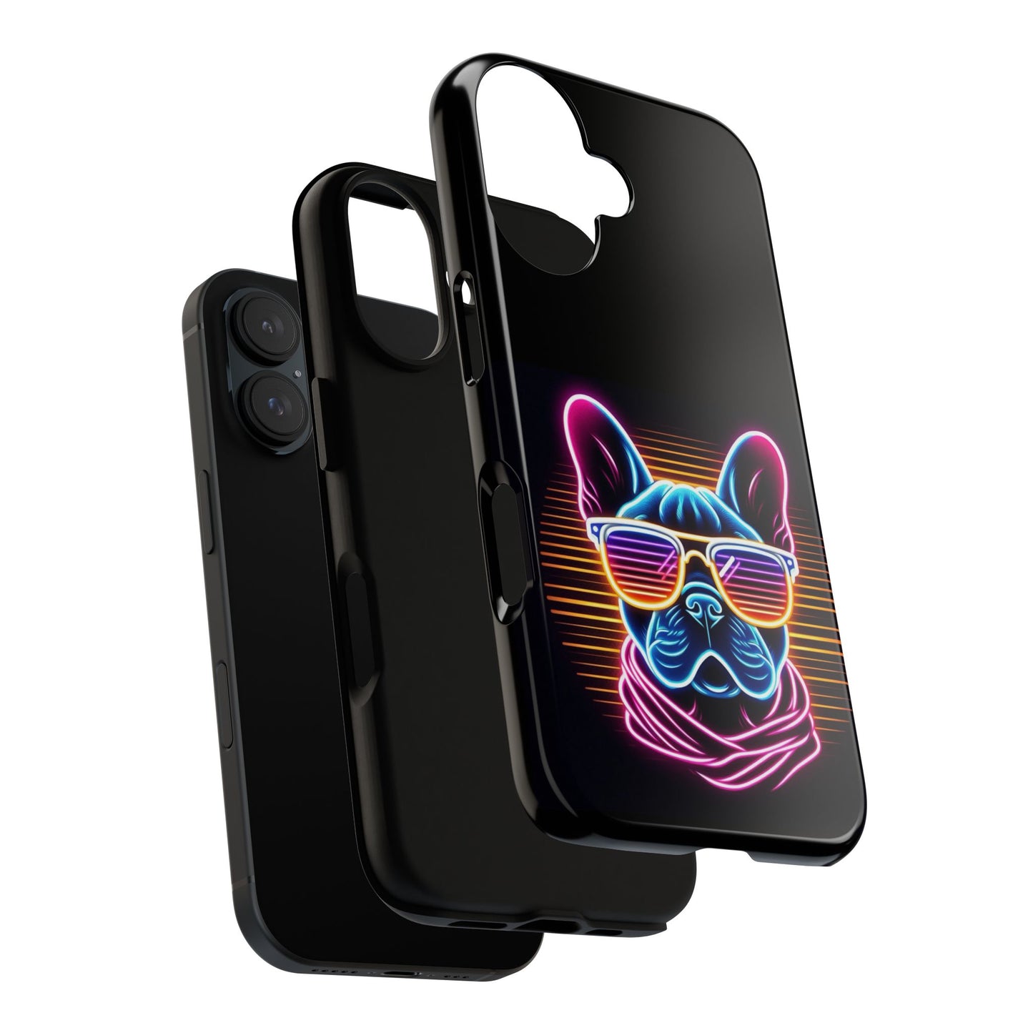 Neon French Bulldog Phone Case