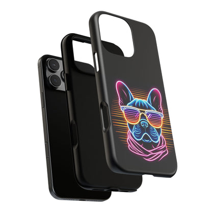 Neon French Bulldog Phone Case