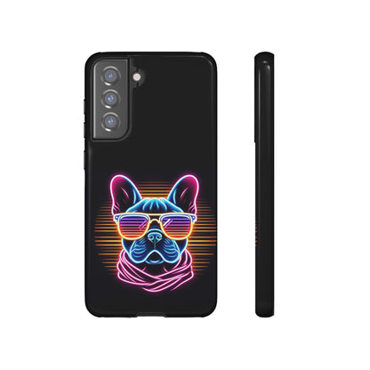 Neon French Bulldog Phone Case