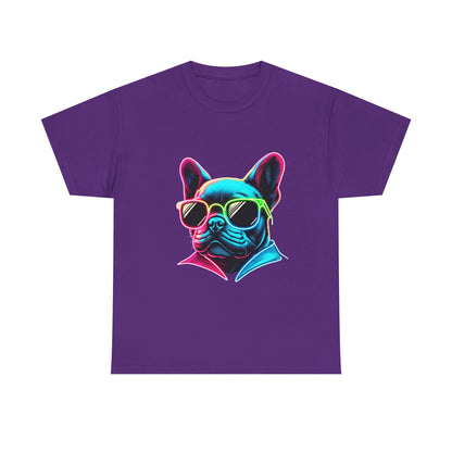 Womens neon French Bulldog T-shirt