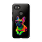 Neon French Bulldog phone case