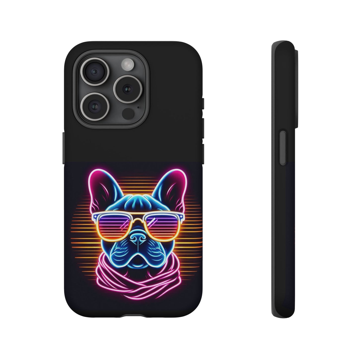 Neon French Bulldog Phone Case