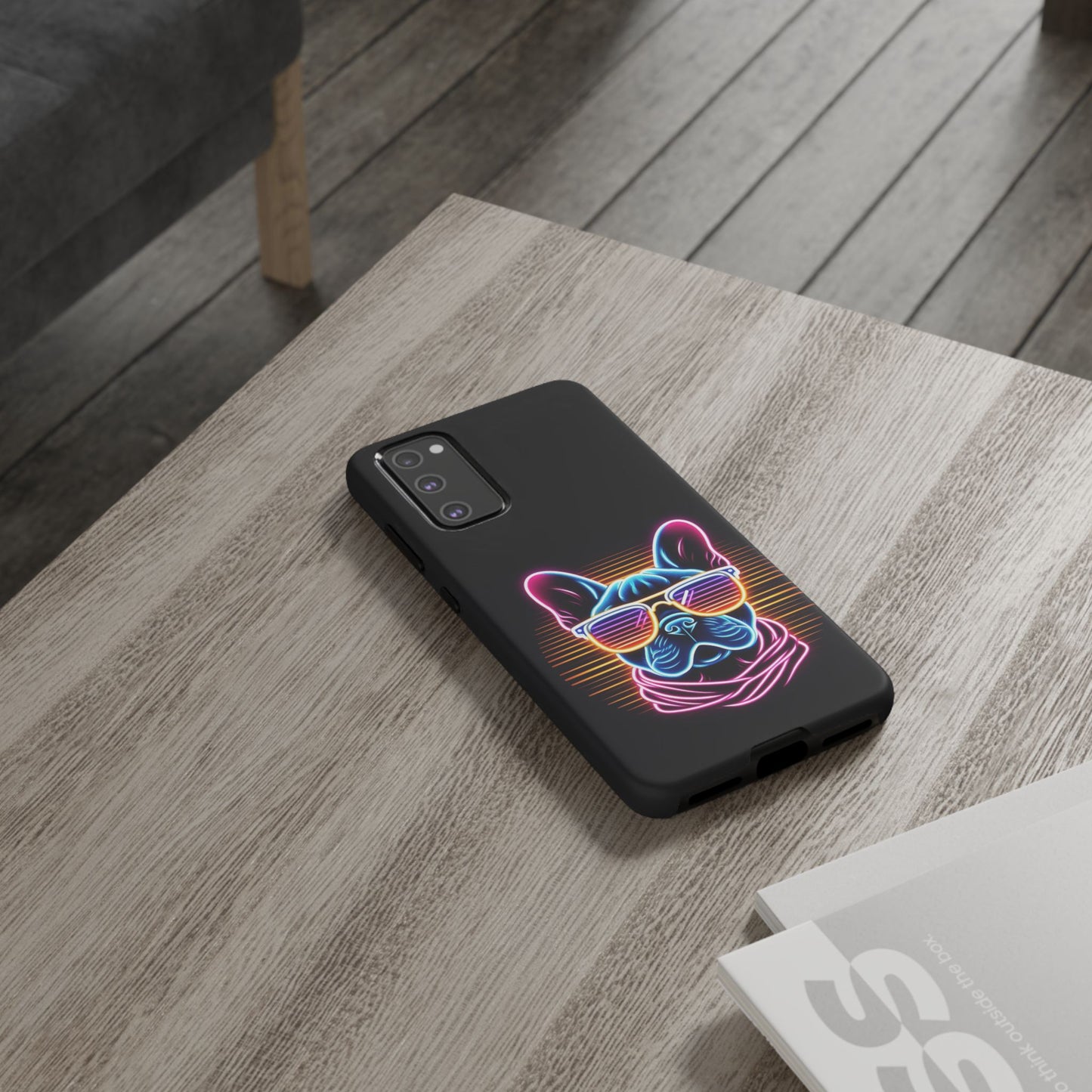 Neon French Bulldog Phone Case