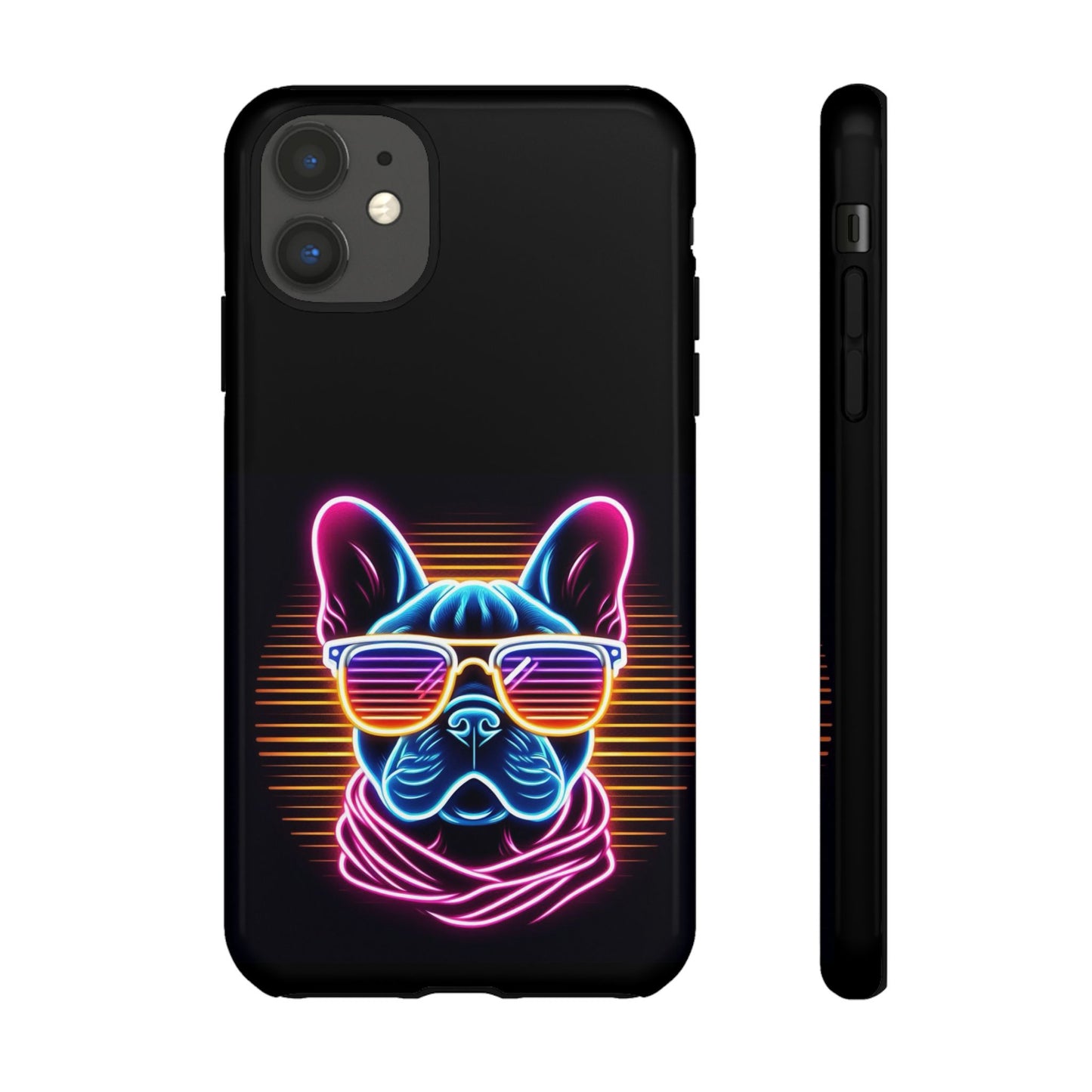 Neon French Bulldog Phone Case