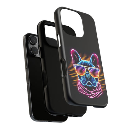 Neon French Bulldog Phone Case