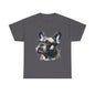 Mens colourful French Bulldog artistic T-shirt