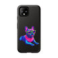 Neon French Bulldog phone case