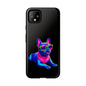 Neon French Bulldog phone case