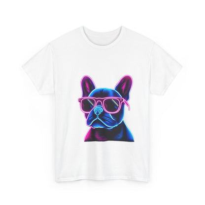 Mens neon French Bulldog T-shirt