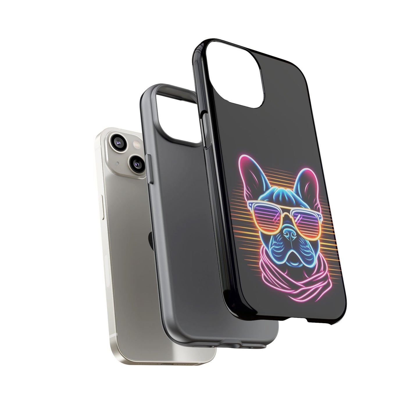 Neon French Bulldog Phone Case