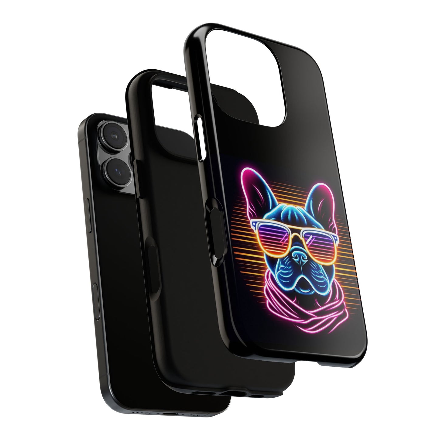 Neon French Bulldog Phone Case