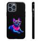 Neon French Bulldog phone case