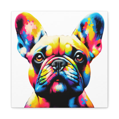 Artistic French Bulldog Canvas