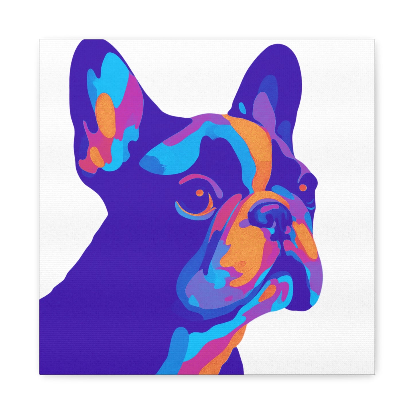 Artistic French Bulldog Canvas