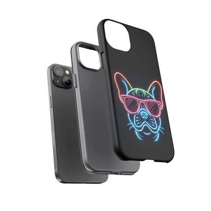 Neon French Bulldog Phone Case