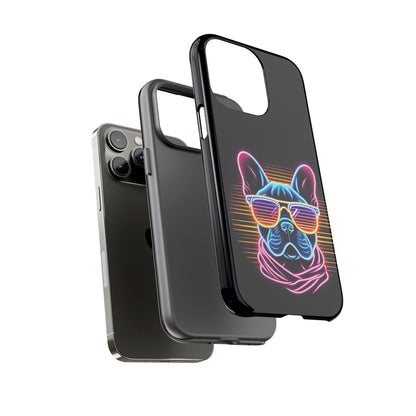 Neon French Bulldog Phone Case